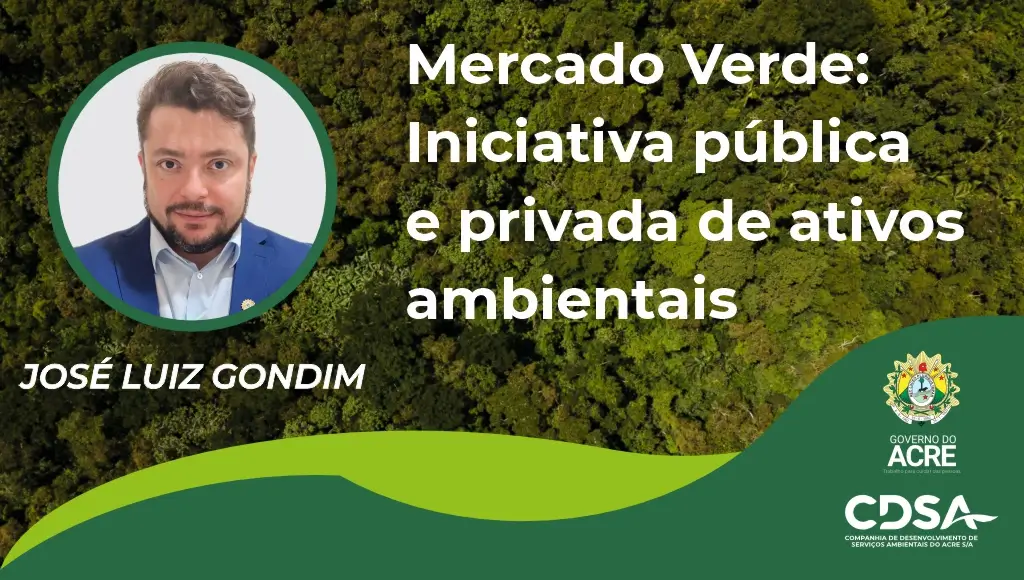 Banner - Mercado verde iniciativa publica e privada