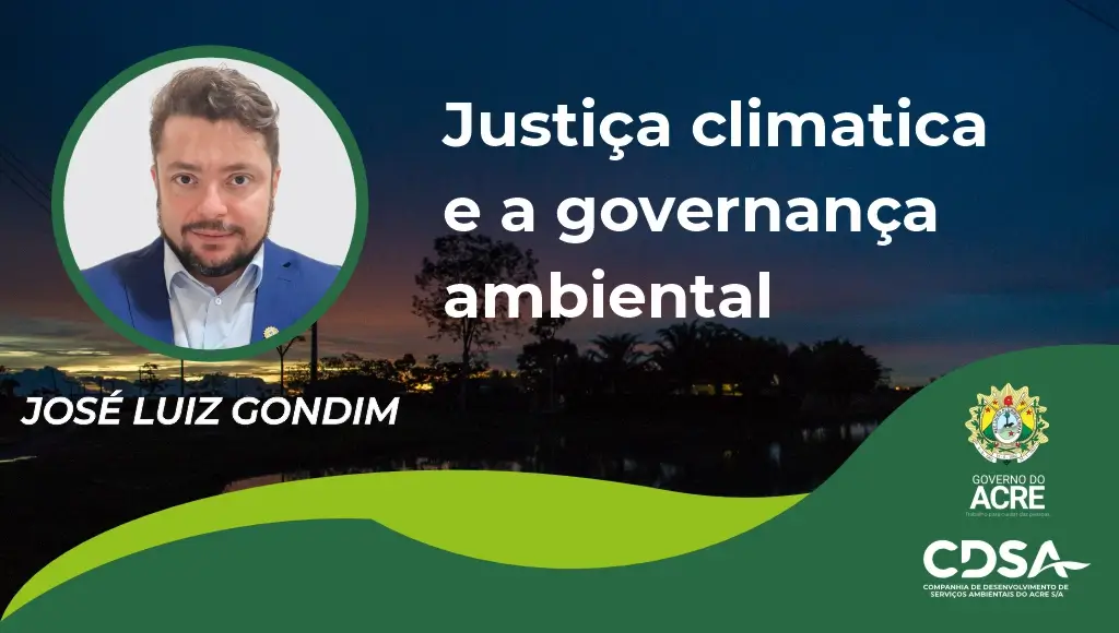 Banner - Justiça climática e a governança ambiental