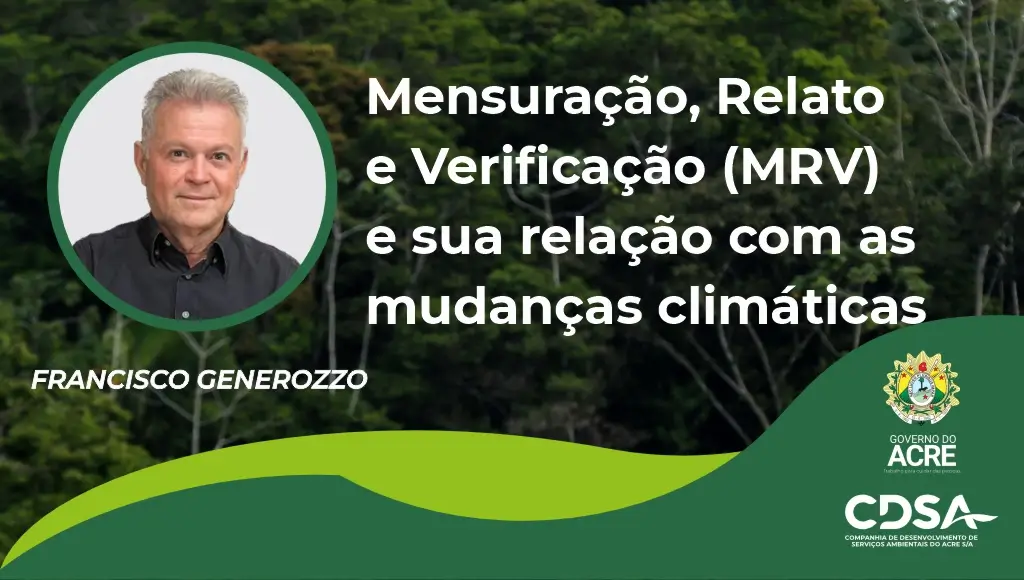 Banner - Mensuração, Relato e Verificação (MRV) e sua relação com as mudanças climáticas