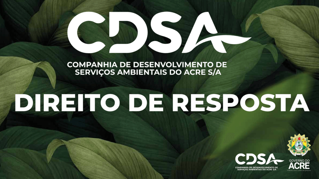 DIREITO DE RESPOSTA - cdsa