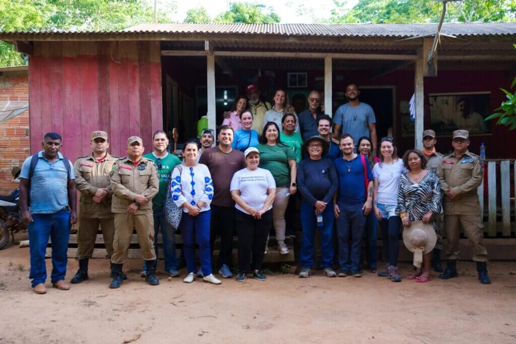 Delegação da Noruega conhece iniciativas sustentáveis na Reserva Chico Mendes. Foto: Uêslei Araújo/Sema