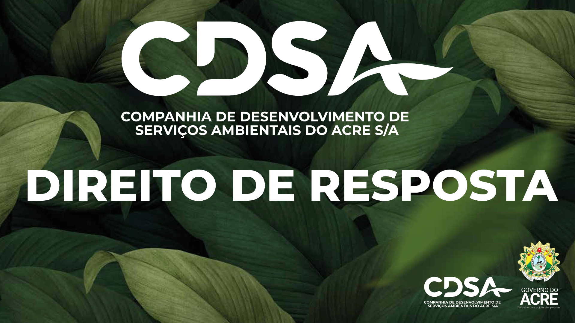 DIREITO DE RESPOSTA - cdsa